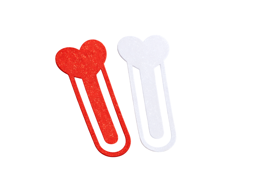 Набір закладок дня книги серце 2 шт. Набір закладок дня книги серце 2 шт.