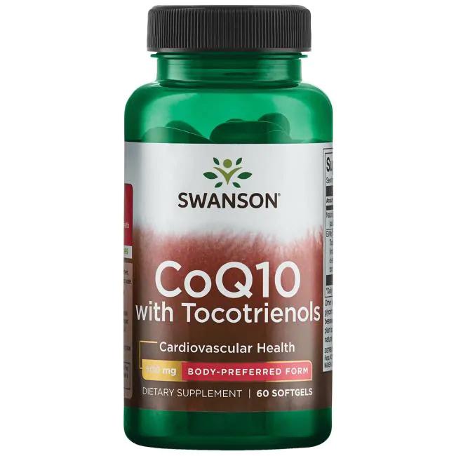 Натуральная добавка Swanson CoQ10 with Tocotrienols 300 мг 60 капс. (7252)