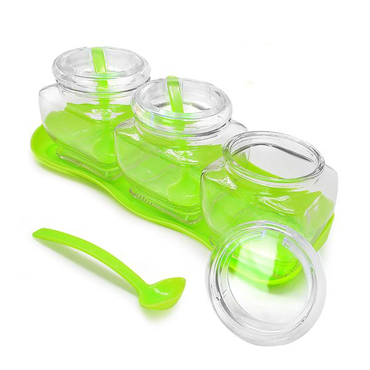 Набор банок стеклянных Stenson 350 мл 3 шт. (MS-0228)