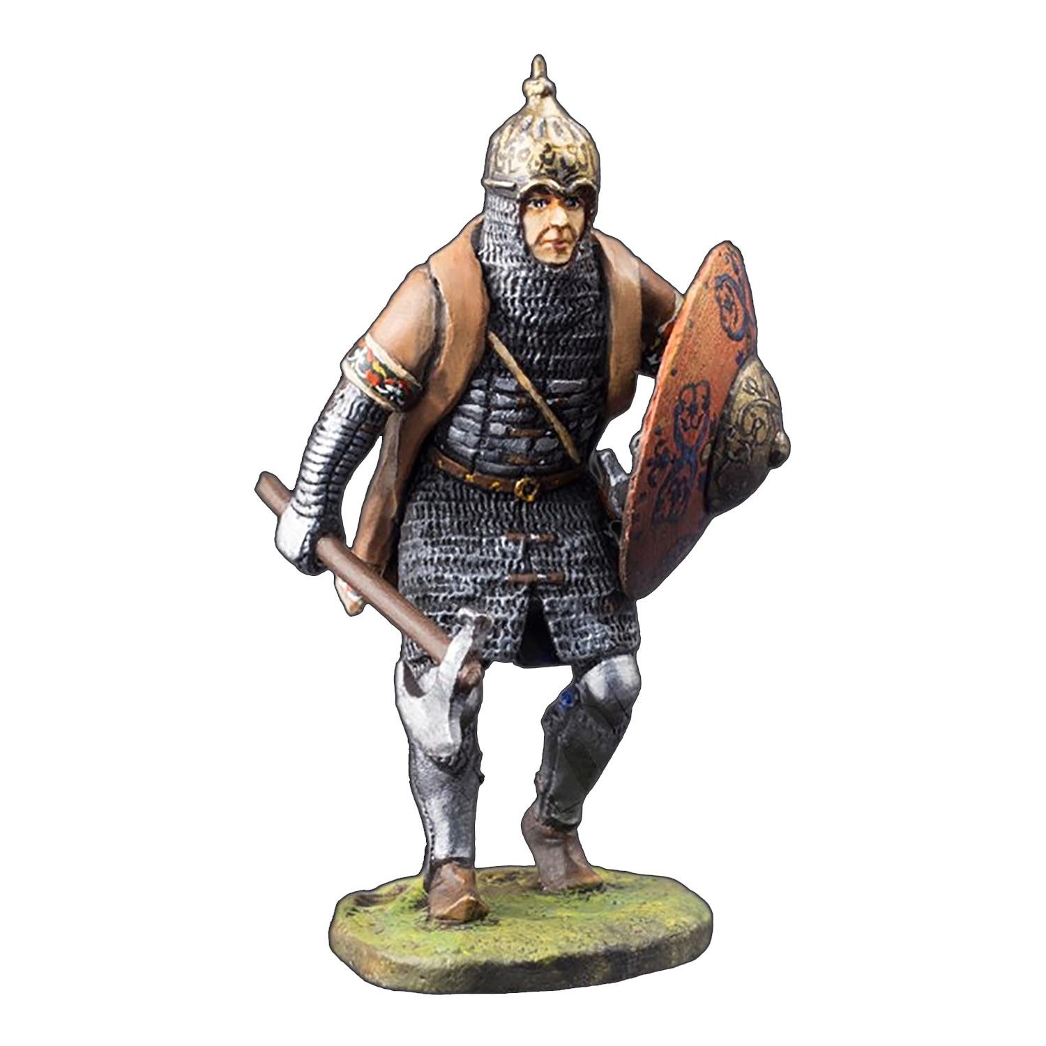 Статуэтка коллекционная раскрашенная Турецкий сипах 1453 г из металла и олова 6,5 см (42000158)