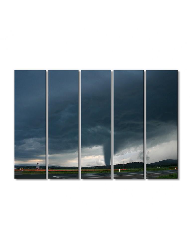 Картина модульная Природная катастрофа 5 модулей 90x135 см