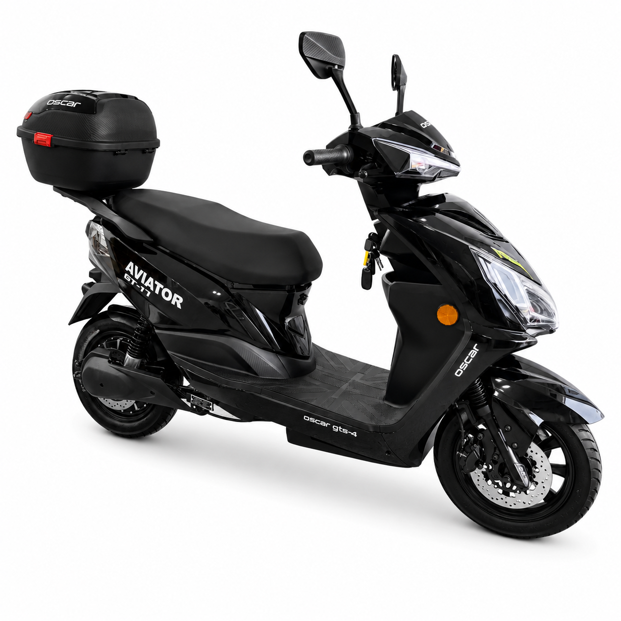 Электроскутер Oscar Aviator GT-17 2500W 72V 30Ah LiFePO4 двухместный городской (35867786)