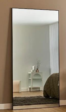 Дзеркало в металевій рамі J-Mirror 120x55 см з тримачем рушників Colombo W4931 Plus Хром (29707313)