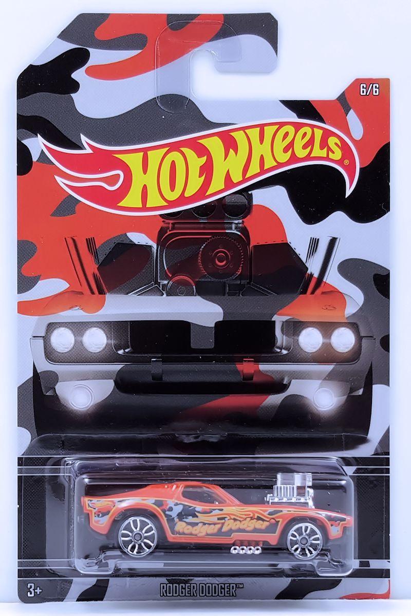 Игрушечная машинка Hot Wheels Rodger Dodger 2015 Camouflage 6/6 Walmart Exclusive (DFL87)
