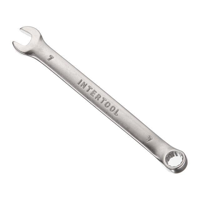 Ключ Intertool комбінований 7 мм CrV (HT-1207)