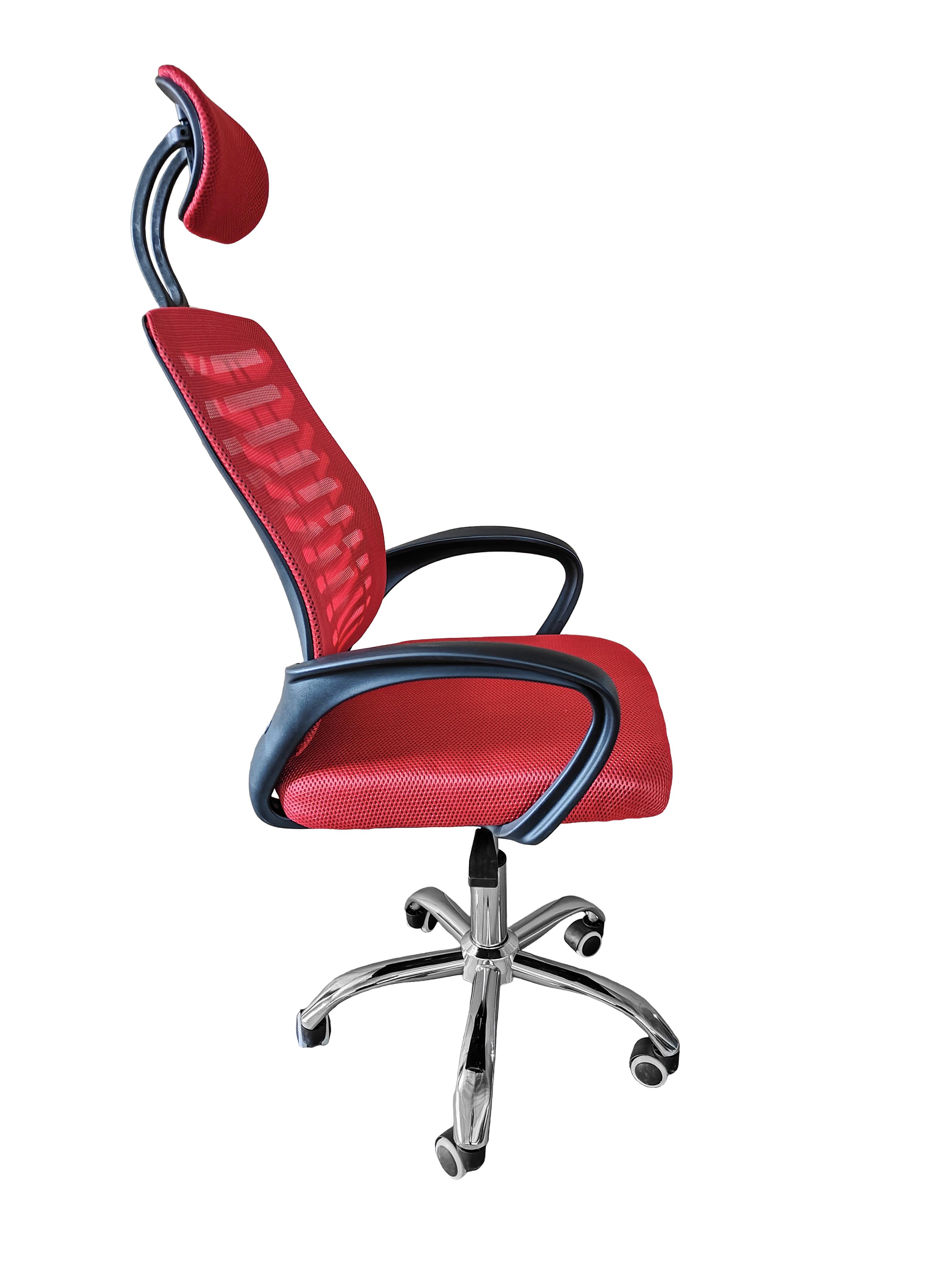 Крісло офісне комп'ютерне Bonro B-6200 Червоний (4585) - фото 2 Крісло офісне комп'ютерне Bonro B-6200 Червоний (4585) - фото 2