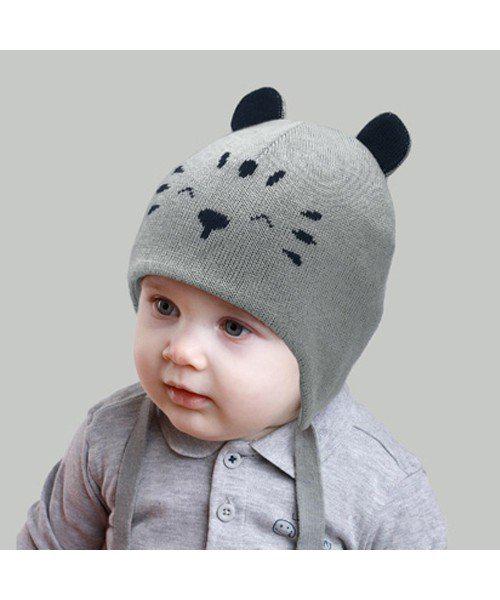 Шапка дитяча Elf Тайгер р. 44 Сірий (OK002444)