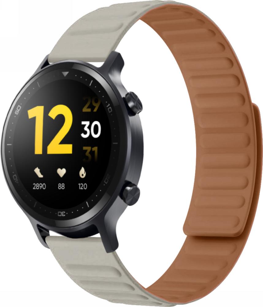 Ремешок Magneter для Realme Watch S Beige (26649-34) Ремешок Magneter для Realme Watch S Beige (26649-34)