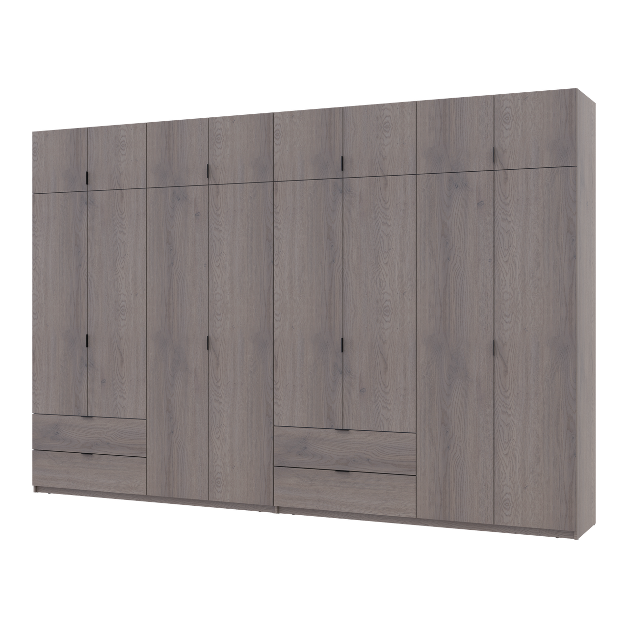 Шафа для одягу Doros Лукас 4+4 ДСП 360х50х240 см Канноло (42005250)