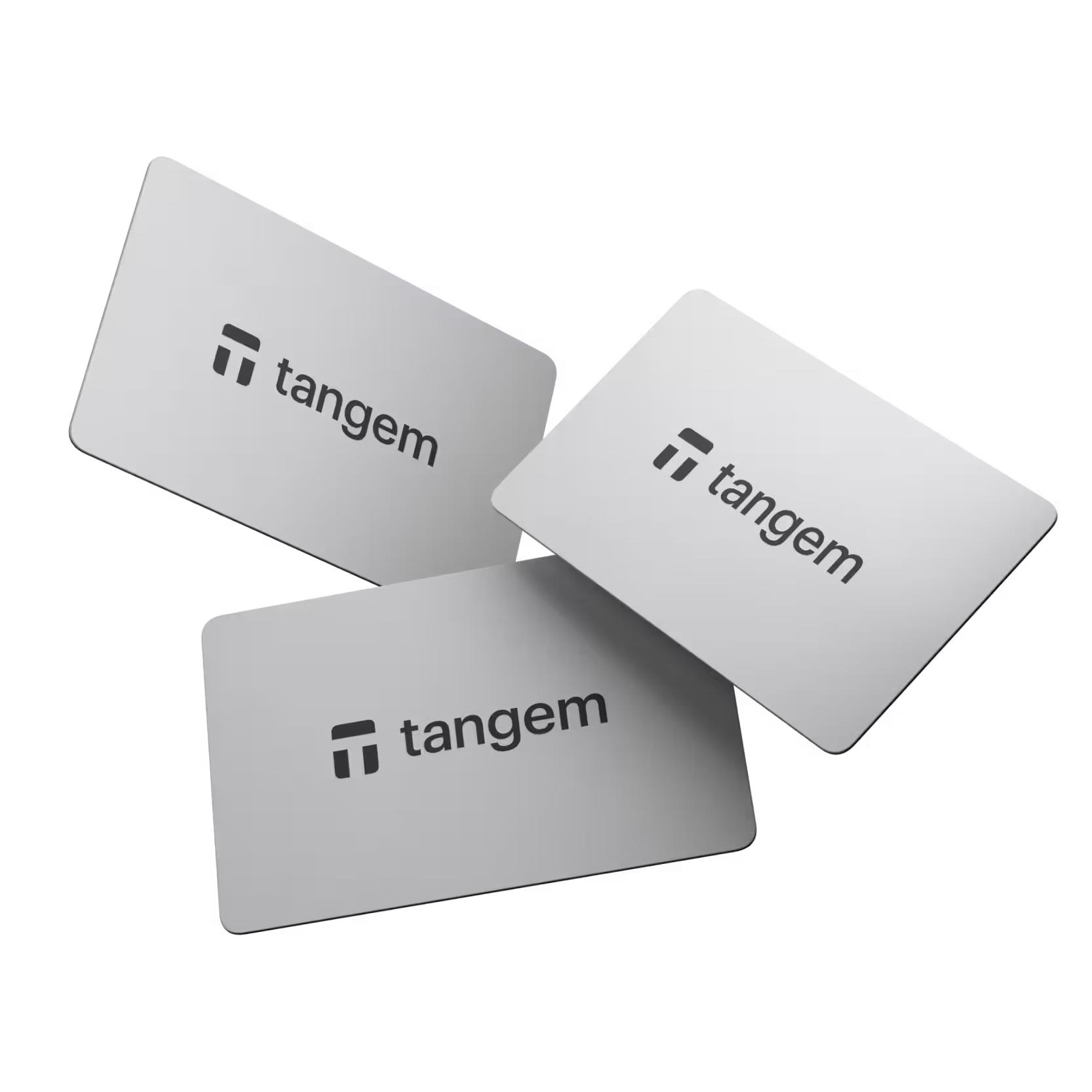 Гаманець Tangem Wallet 2.0 на 3 картки Білий (TG128X3-W)