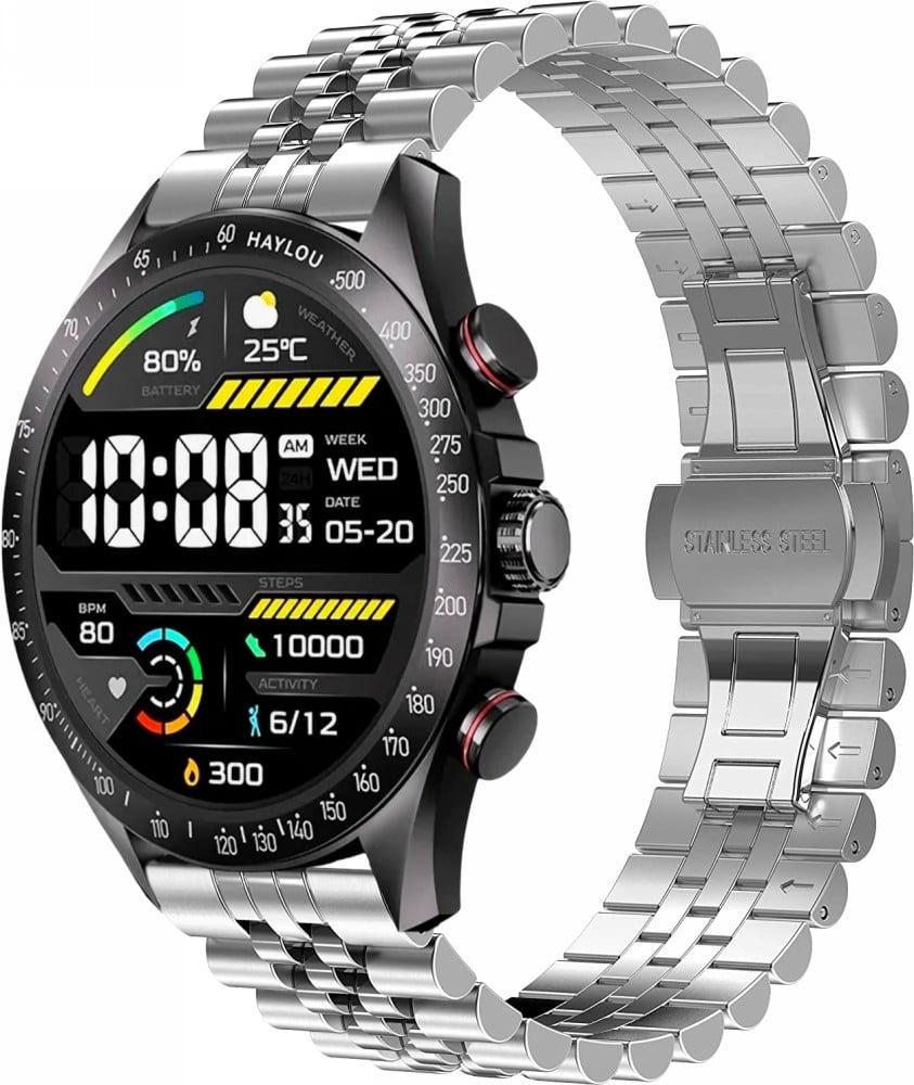 Браслет металевий Stech для Haylou Solar Pro LS18 Silver (40846-59) Браслет металевий Stech для Haylou Solar Pro LS18 Silver (40846-59)
