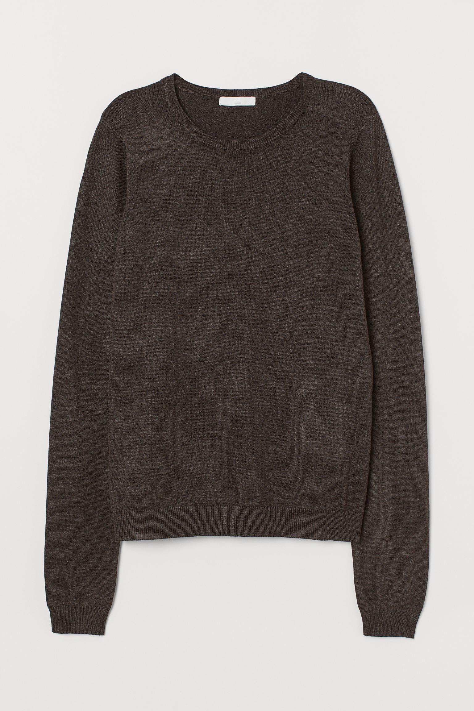 Джемпер H&M XS Темно-коричневый (911591334)