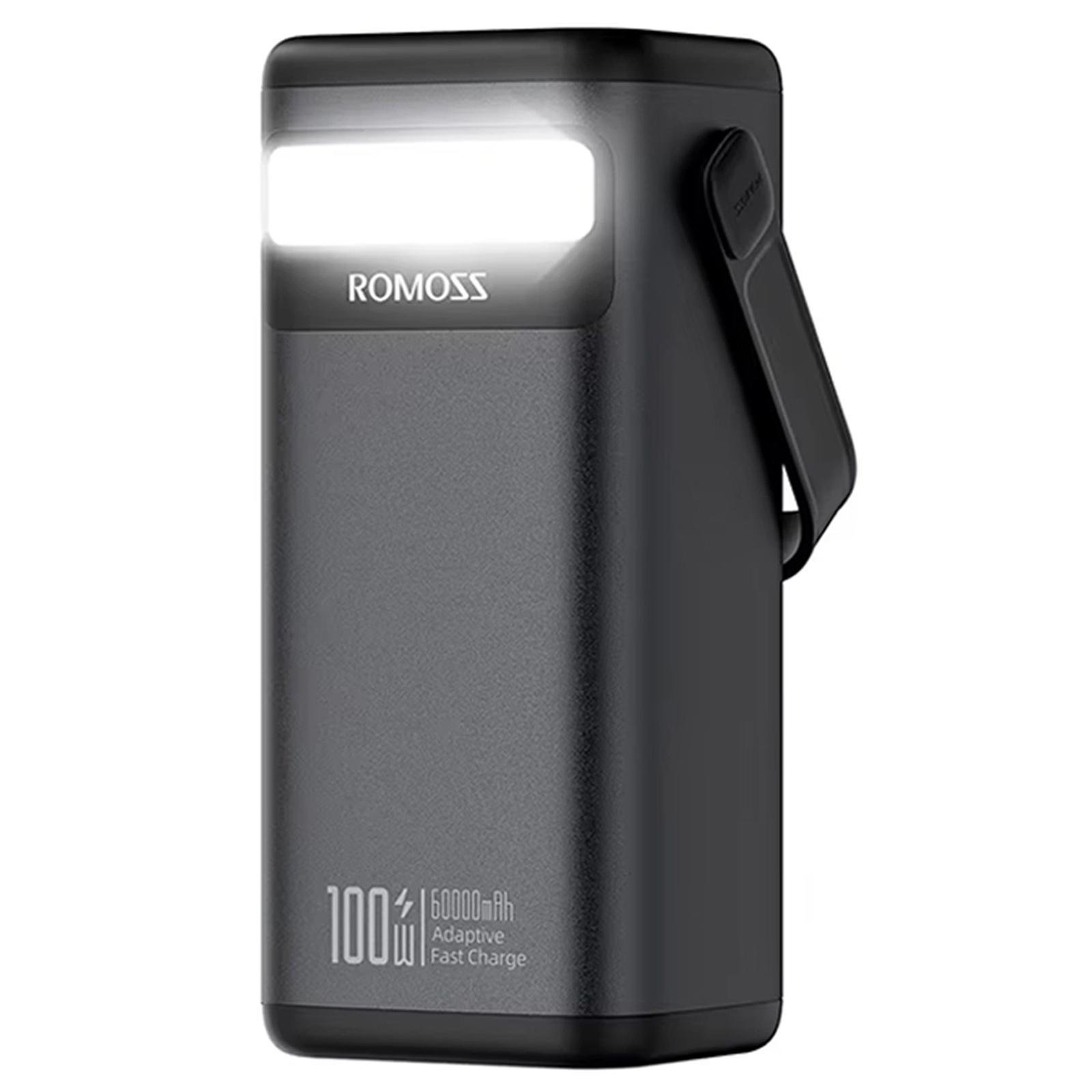 Повербанк для ноутбука Romoss PMT60 100W 60000 mAh 5A с быстрой зарядкой (Romoss-100W)