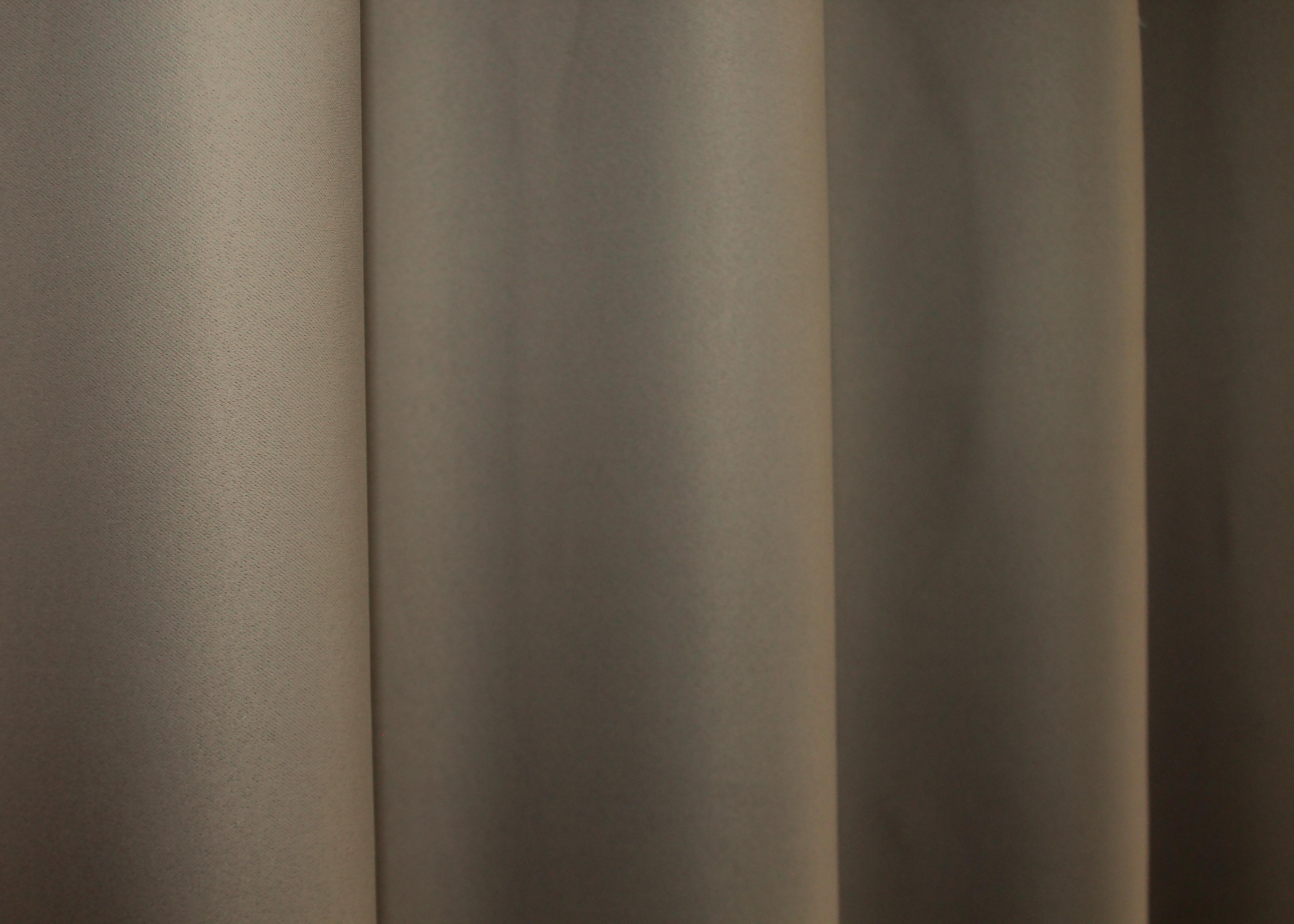 Комплект штор на люверсах VR-Textil Блэкаут Bagema Rvs № 1239ш 150х250 см 2 шт. Молочный шоколад (37-0110) - фото 9