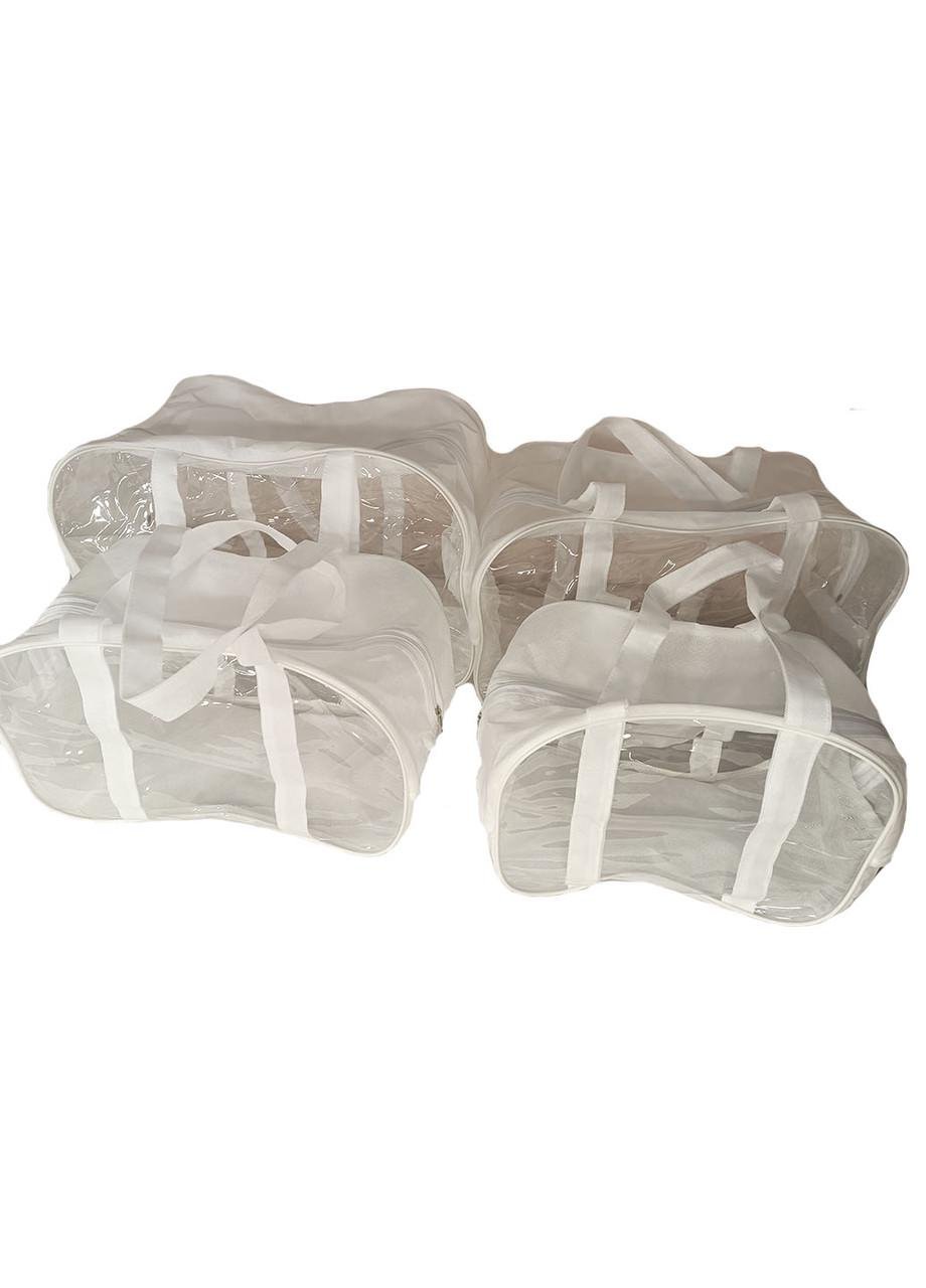 Набір сумок в пологовий будинок EcoNova 4 шт. S/M/XL/XXL Білий (1934063939)