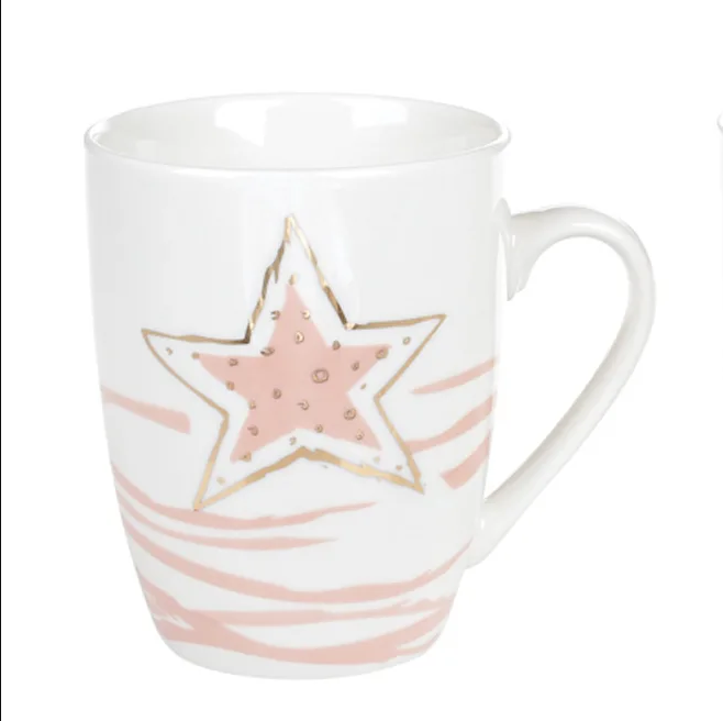 Чашка фарфоровая Flora Звездная улыбка Звезда 0,32 л 31953