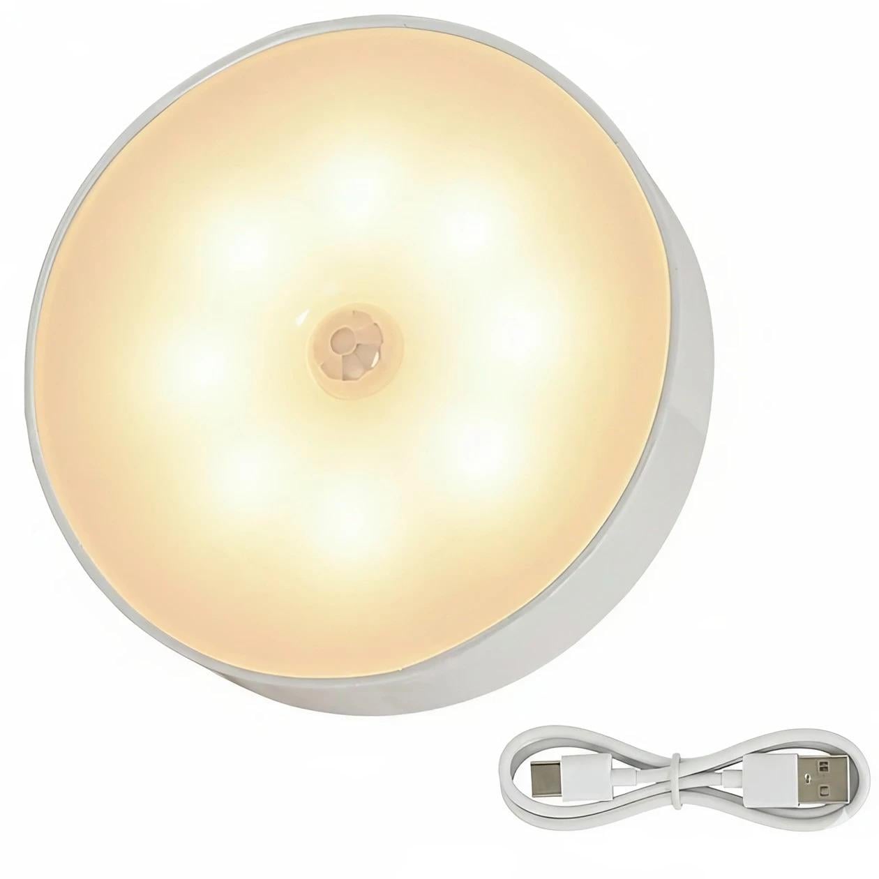 Светильник LED с датчиком движения беспроводной магнитный USB (А 5767)