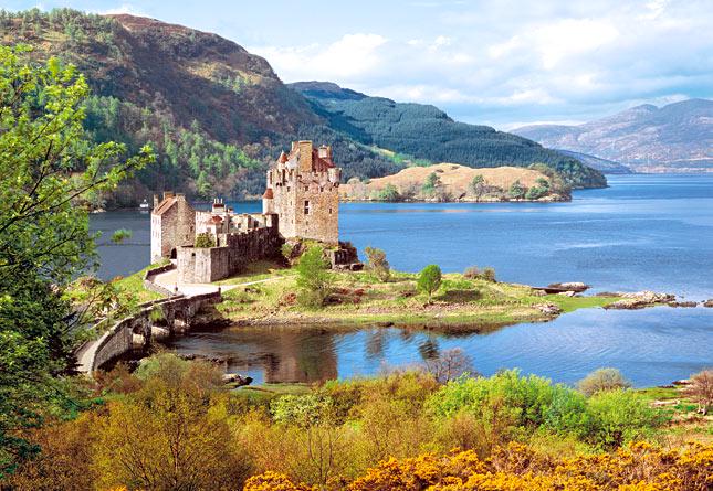 Пазли Кастор Замок Eilean Donan Шотландія  92х68 см 2000 шт. (C-200016)