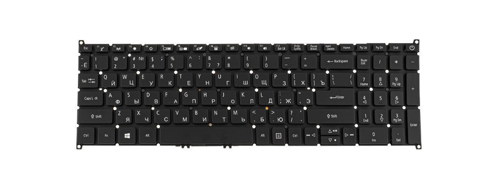Клавиатура для ноутбука Acer AS: A317-53 rus без кадра подсветка клавиш Black (163809)