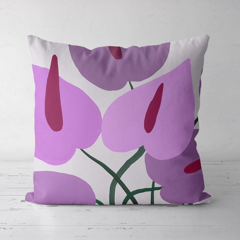 Подушка декоративная Presentville Soft Акварельные цветы 45x45 см (45PST_23M052)
