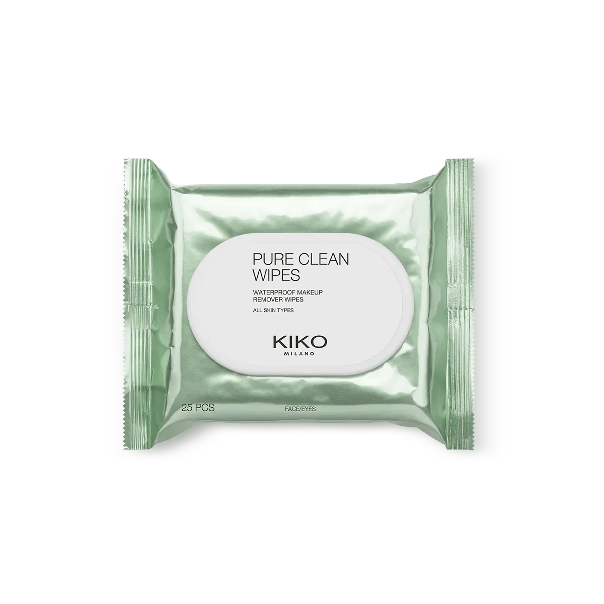 Серветки для зняття макіяжу Kiko Milano Pure Clean Wipes з обличчя очей і губ 20 шт. (23448428)