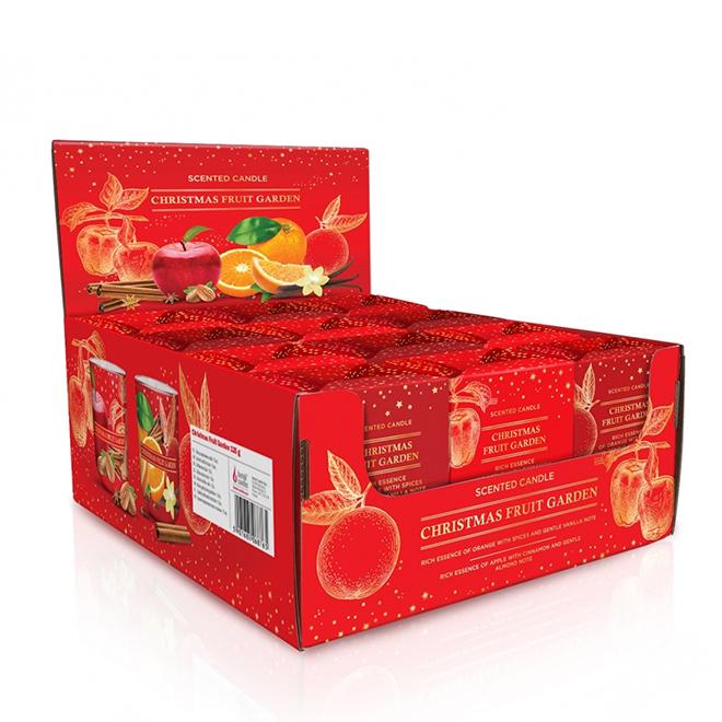 Свечка ароматическая Christmas Fruit Garden Apple with Cinnamon (28824) - фото 2 Свечка ароматическая Christmas Fruit Garden Apple with Cinnamon (28824) - фото 2