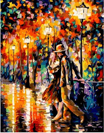 Картина по номерам Brushme Набережная в красках Леонид Афремов (GX7624) Картина по номерам Brushme Набережная в красках Леонид Афремов (GX7624)