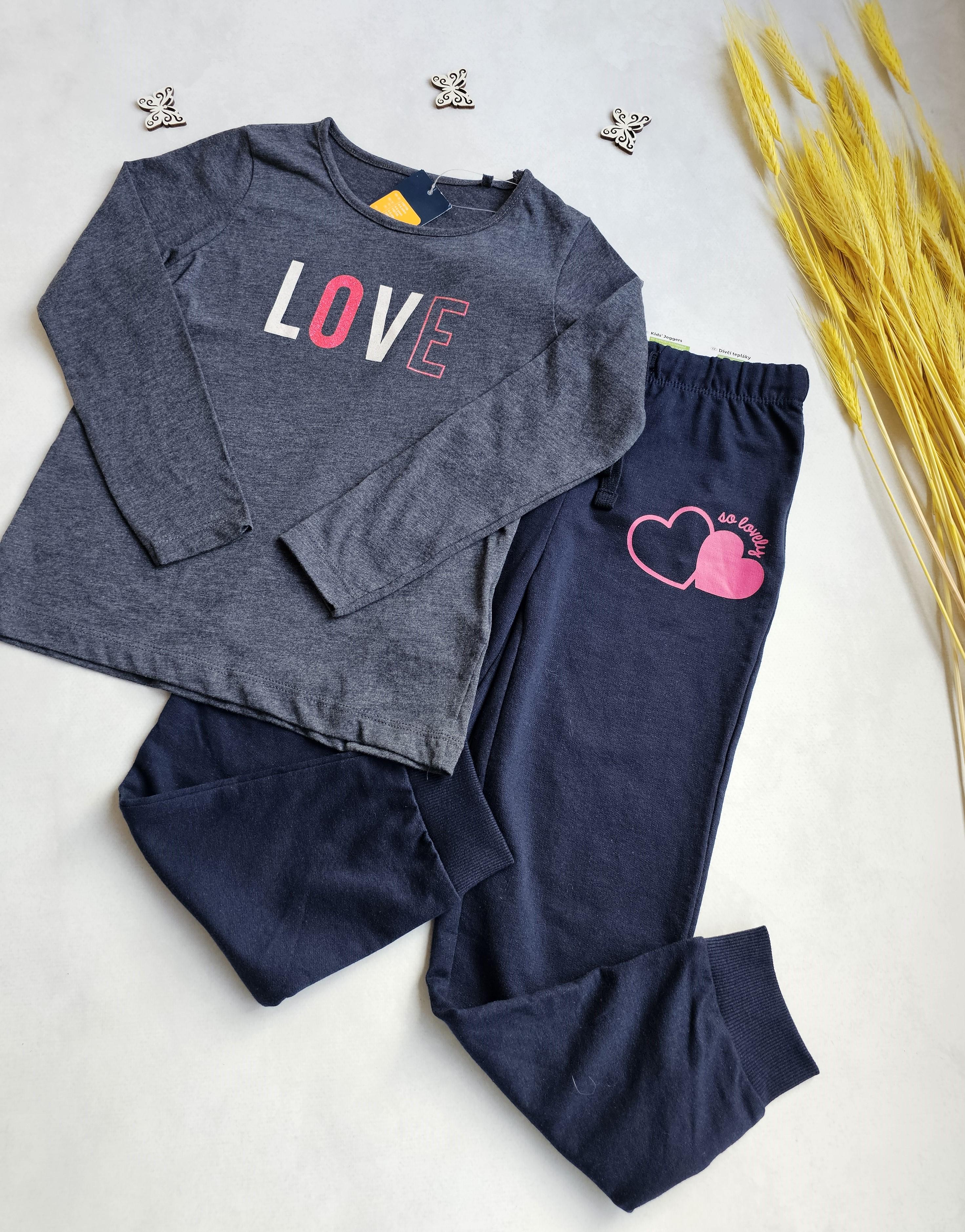 Спортивный костюм детский Lupilu для девочки на флисе 110-116 см (20226827)