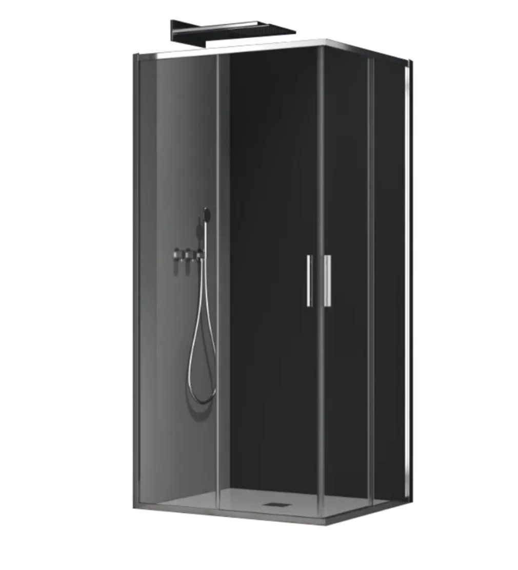 Душевая кабина без поддона KOER SR SC10-90x90x195-TR-01 прозрачное стекло Easy Clean 6 мм Хром (KR5942) Душевая кабина без поддона KOER SR SC10-90x90x195-TR-01 прозрачное стекло Easy Clean 6 мм Хром (KR5942)