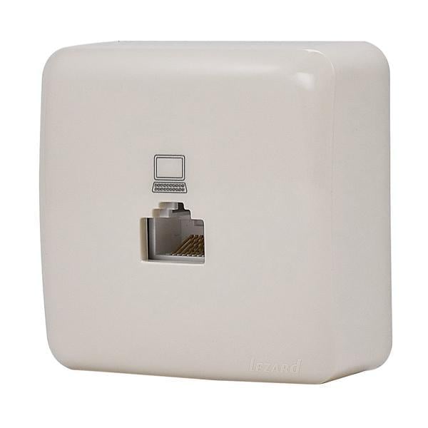 Розетка Lezard Viola комп'ютерна Кремовий (751-0300-139)