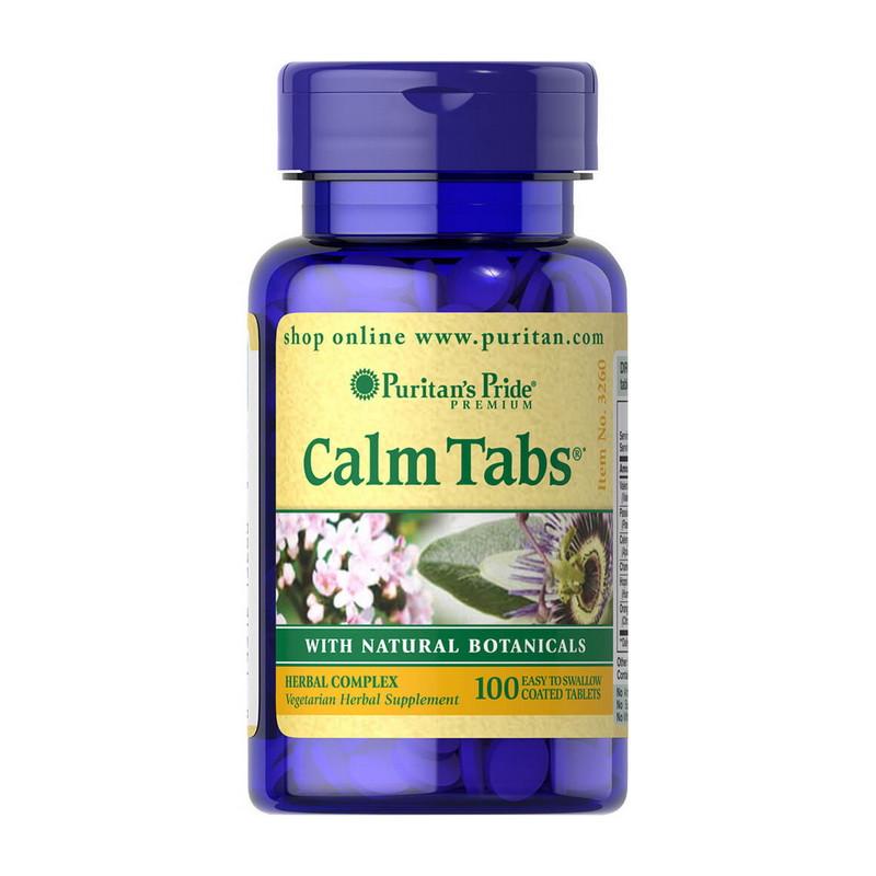 Комплекс экстрактов против стресса Puritan's Pride Calm Tabs 100 капс. (19213-01) Комплекс экстрактов против стресса Puritan's Pride Calm Tabs 100 капс. (19213-01)