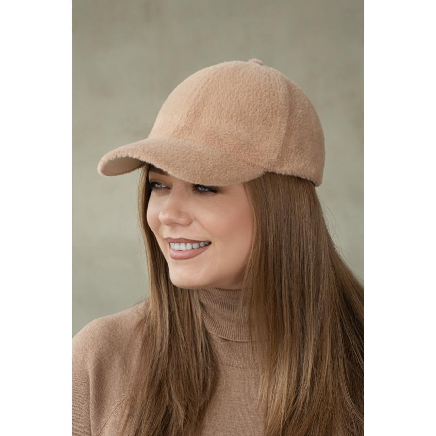 Бейсболка женская шерстяная Braxton 6096 one size Бежевый