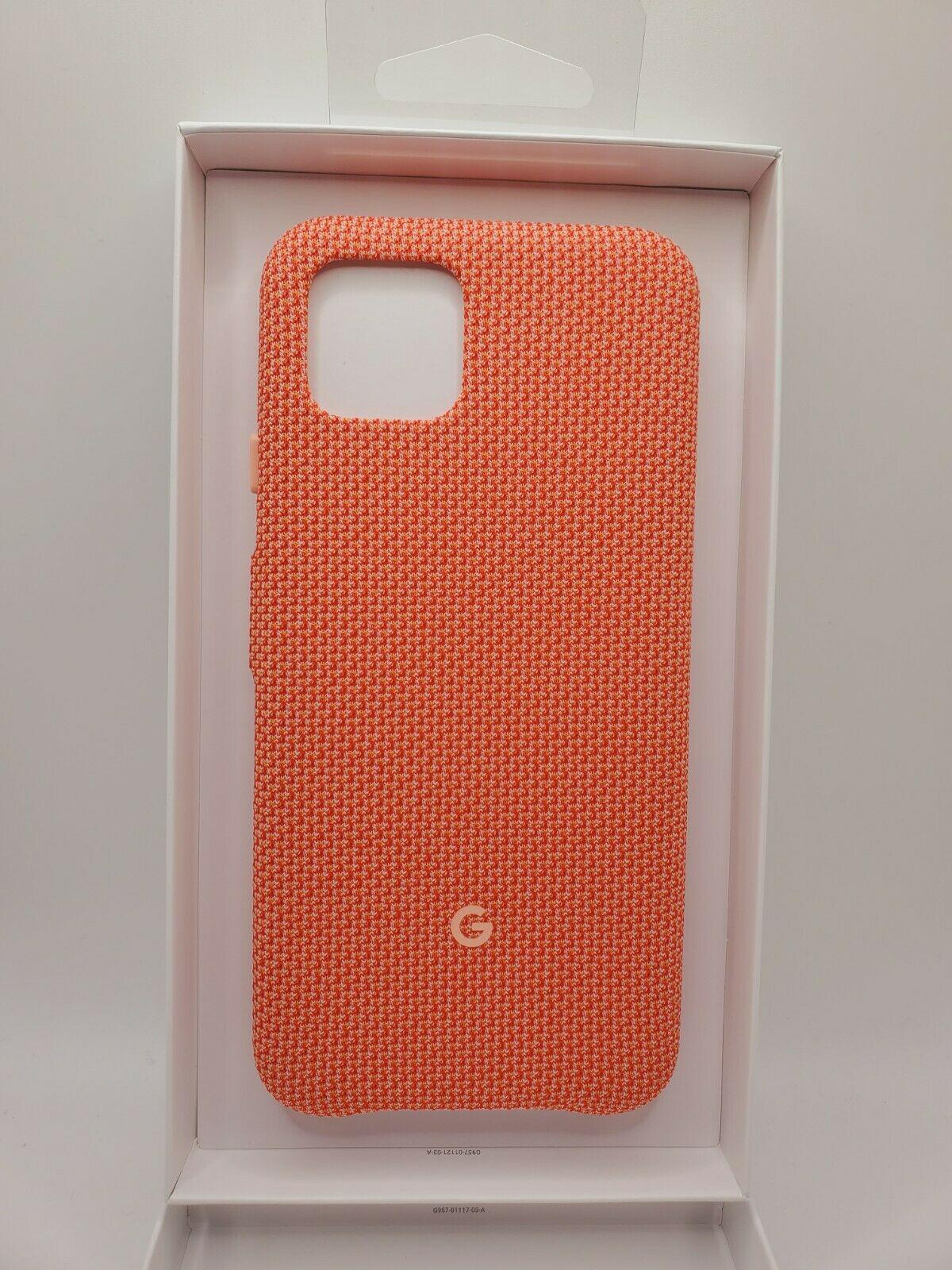 Противоударный чехол Soft Knit Fabric Case GA01282 для Google Pixel 4 Could Be Coral - фото 6