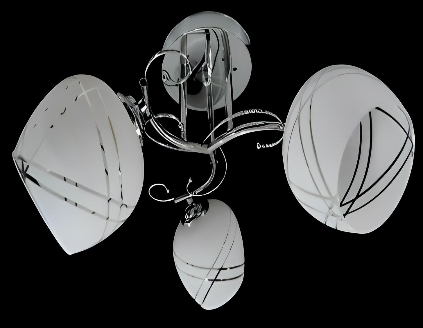 Люстра Sirius Ю 9648B/3 на 3 плафона (000028476)