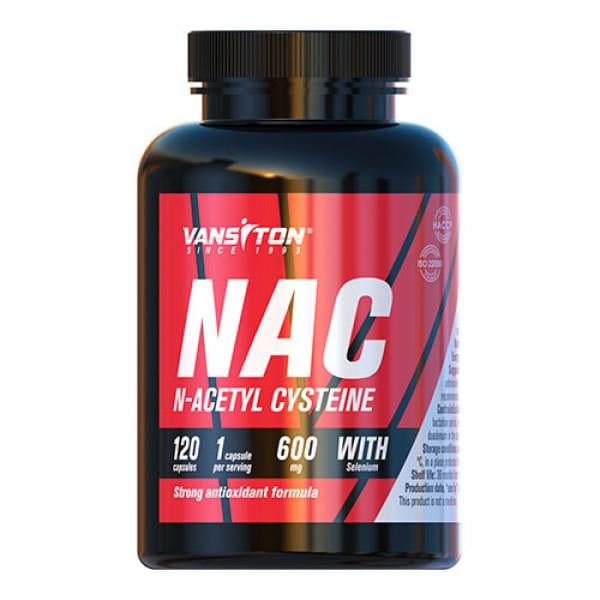 N-ацетилцистеин Vansiton NAC 600 мг 120 капс.