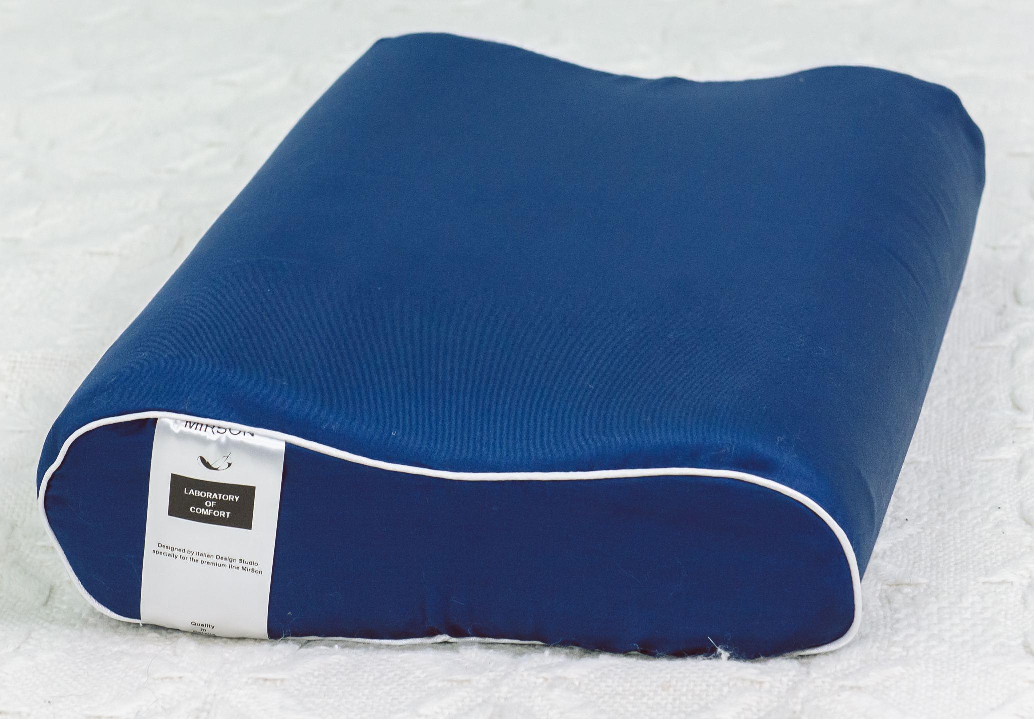 Подушка ортопедическая MirSon №6097 Delicate satin Ocean 49х32х10,5 см (2200003262513)