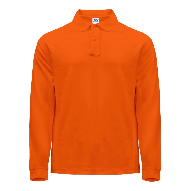Поло JHK POLO REGULAR MAN LS XXL Оранжевый (OR)