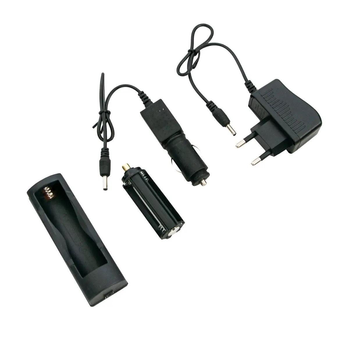 Ліхтар X-Balog BL-1831 світлодіодний T6 з акумулятором і 2 зарядними Чорний (343374460) - фото 4