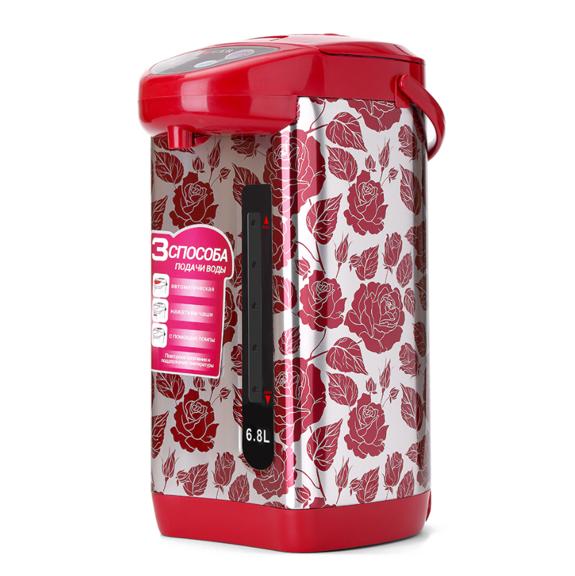 Электрический термопот Haeger HG-7907 6,8 л 800 Вт Красный (1549795251)