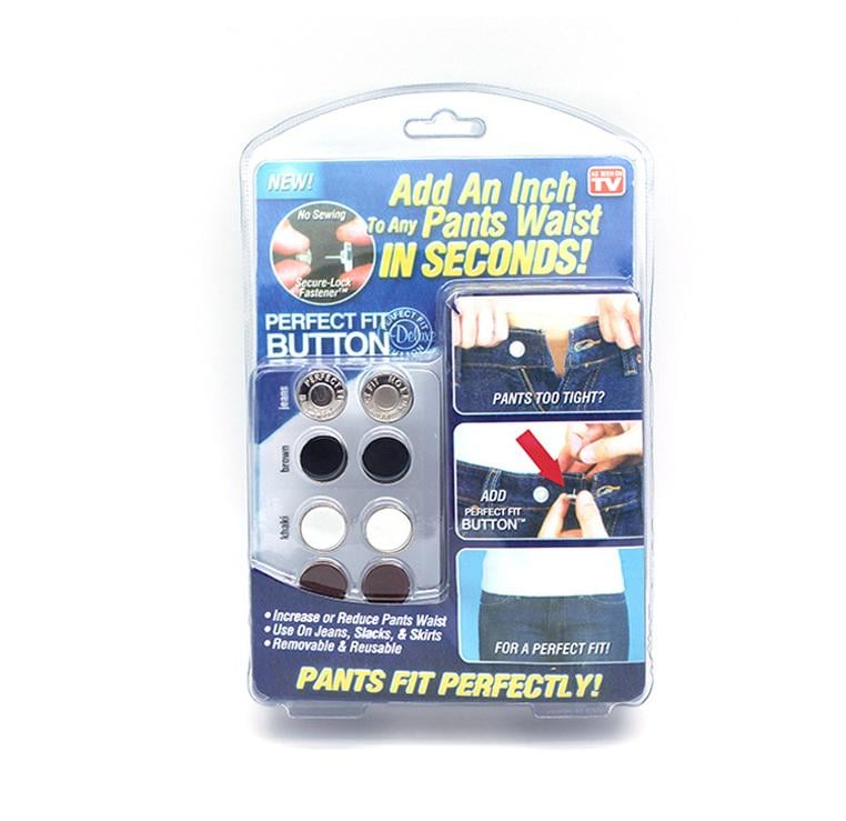 Ґудзики для джинсів із кріпленням без шиття 8 шт. (R9469)