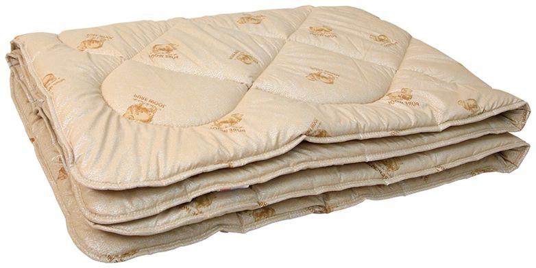 Одеяло двуспальное из овечьей шерсти Лери Макс Pure Wool