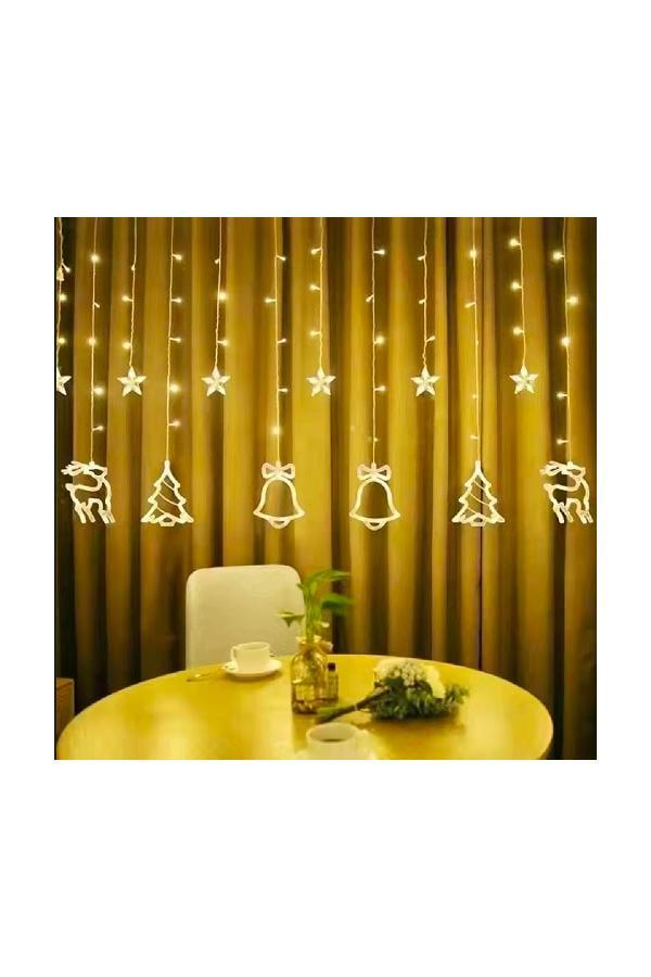 Гирлянда-занавеска светодиодная Christmas lights 2,5х0,85 м 120 led (R92657)