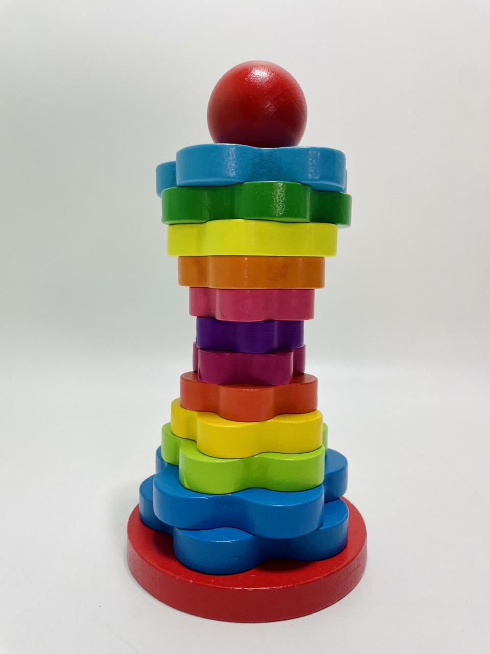 Пирамидка 4Fun Game Club 63966 40 Wood в коробке - фото 3 Пирамидка 4Fun Game Club 63966 40 Wood в коробке - фото 3