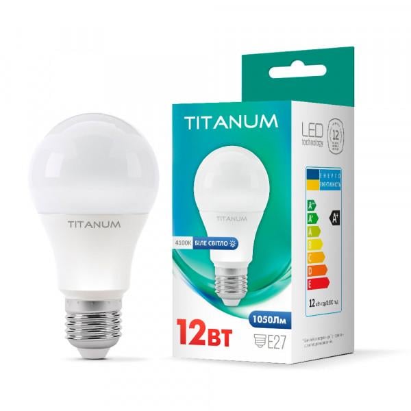 Led лампа Titanum A60 12 W E27 4100 K 220V Led лампа Titanum A60 12 W E27 4100 K 220V