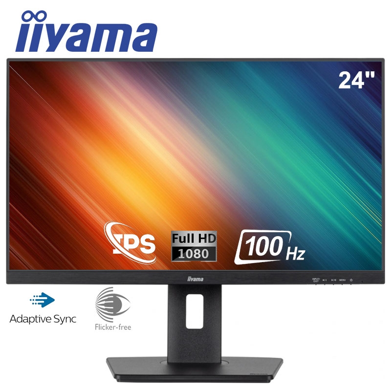 Монитор безрамочный iiyama XUB2493HSU-B7 IPS 1920x1080 Full HD 24" 4W (26832331) - фото 3 Монитор безрамочный iiyama XUB2493HSU-B7 IPS 1920x1080 Full HD 24" 4W (26832331) - фото 3