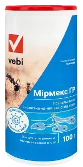 Інсектицидний засіб Vebi Мірмекс ГР 100 г (00-00029979)