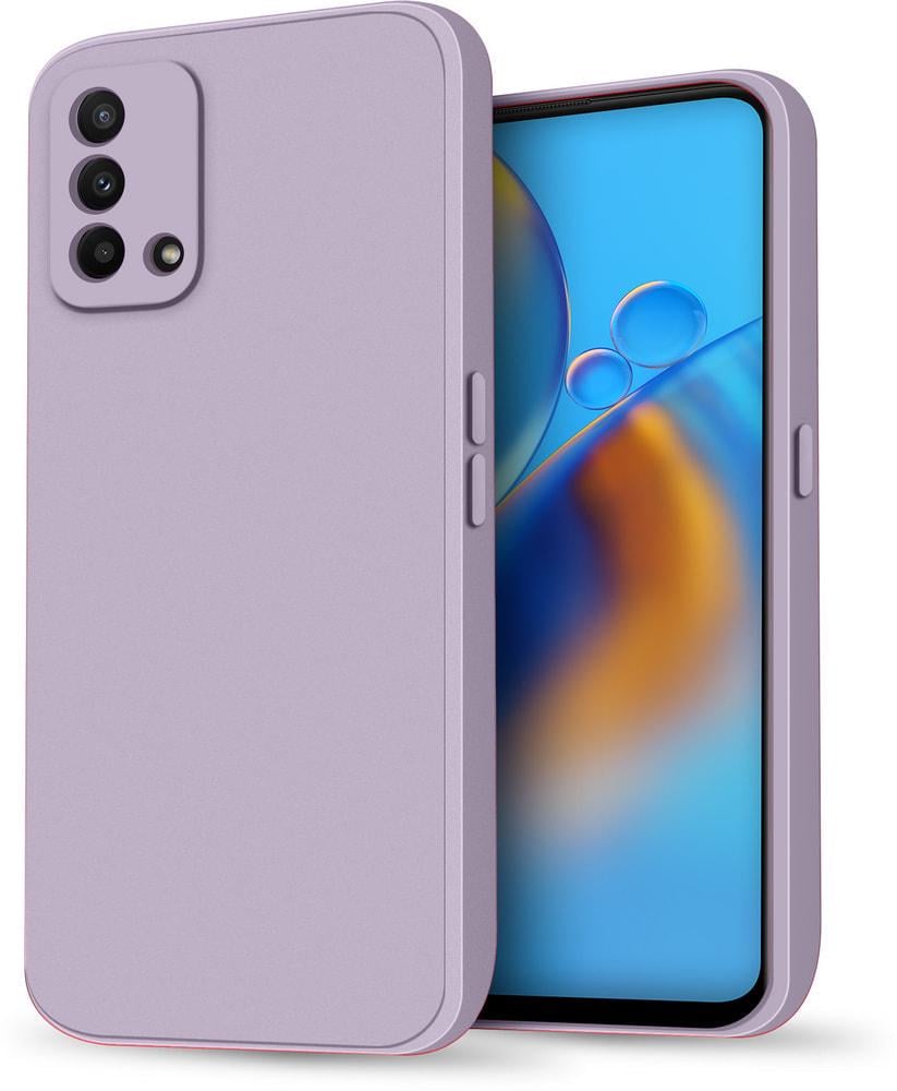 Силіконовий чохол HardCorner OPPO A74 (з мікрофіброю) Lilac (34790-3B)