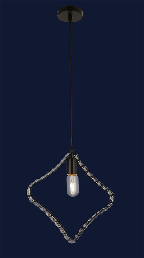 Підвісний світильник Levistella 761LX01-1 із металевим фігурним плафоном Чорний (1887929393) - фото 2 Підвісний світильник Levistella 761LX01-1 із металевим фігурним плафоном Чорний (1887929393) - фото 2