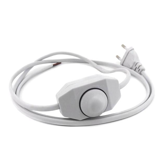 Шнур для світильника з регулятором 1,5 м Білий