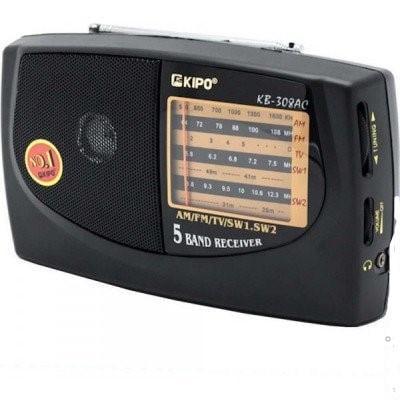 Радіоприймач KIPO KB-308AC на батарейках та від мережі FM/AM/TV/SW1.SW2 (2188453580)